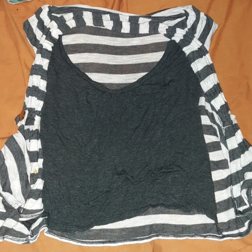 Black & White Striped Blouse